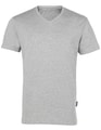 Heren T-shirt V hals HRM 102 Grey Melange